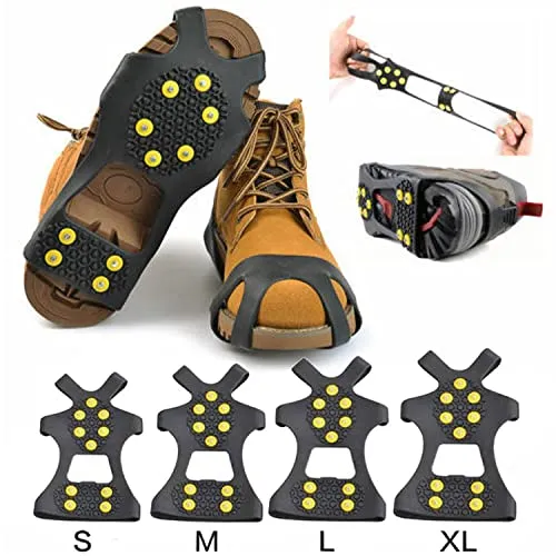 DiamantStar Schuhspikes Schuhkrallen Ice Klampen Schnee Spikes Steigeisen Eiskrallen Anti Rutsch