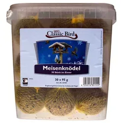 Classic Bird Knödel im Eimer | 30x 95g Wintervogelfutter