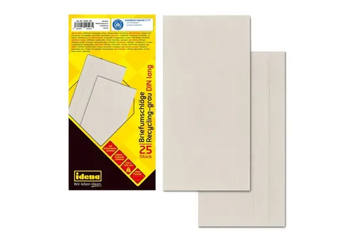 Idena Briefumschlag Idena 10543 - Briefumschläge Format DIN lang, recycling, selbstklebend