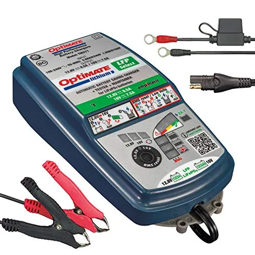 OptiMate TecMate, TM270, Lithium LFP Select 10-stufiges gekapseltes batterieschonendes 12.8V 9.5A / 16 V 7.5A Lade- & Wartungsgerät