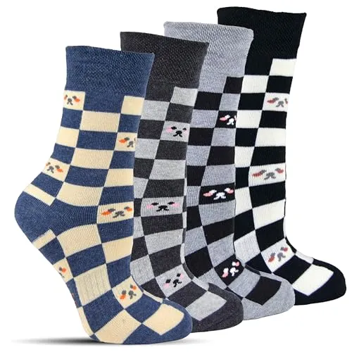 Frostfighter Damen Thermosocken ohne Gummi (6x Paar) warme Wintersocken dicke weiche Strümpfe Vollfrottee Innenfutter Diabetiker (DE/NL/SE/PL, Numerisch, 35, 38, Regular, Regular)