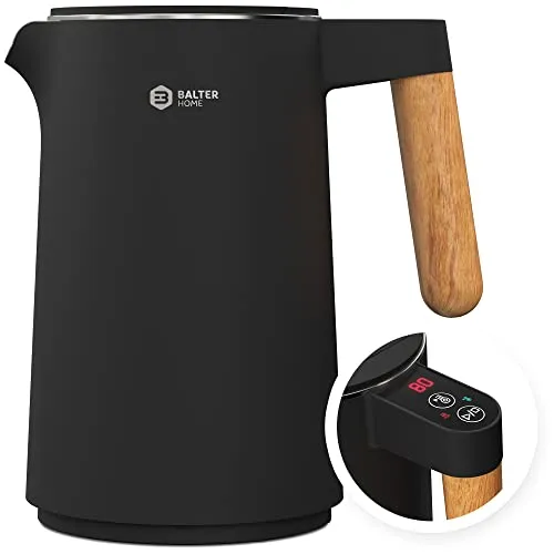 Balter Wasserkocher 1.5 l Edelstahl mit Temperatureinstellung