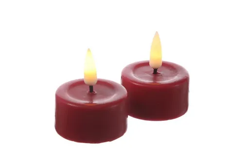 Deluxe Homeart Kerzen Rot von Deluxe Homeart