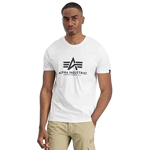 Alpha Industries Basic T-Shirt 2 Pack - Herren-Shirts, 2er Set aus 100% Baumwolle, bietet hohen Tragekomfort und zeitlosen Stil, ideal für Alltags- oder Streetwear-Outfits.