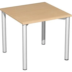 Produktbild Speed Office Schreibtisch Rechteckig aus Buche 800x800 mm