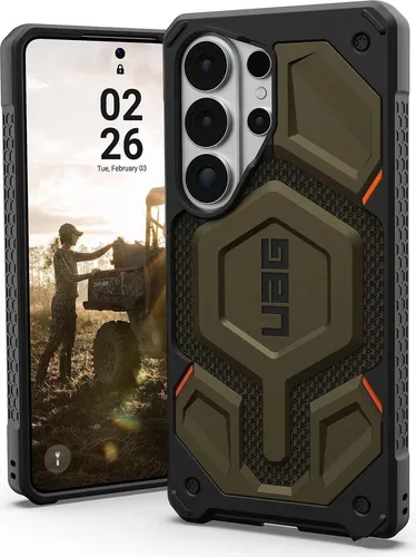 UAG Monarch Pro Case für Samsung Galaxy S26 Ultra – Kevlar-Element in Grün