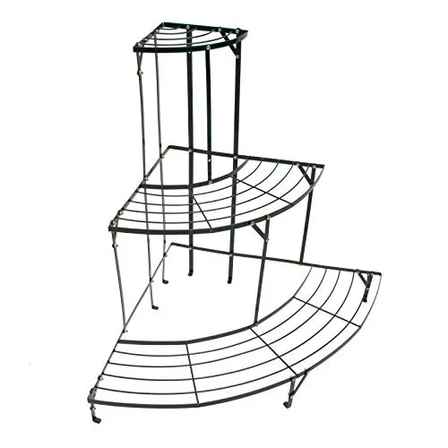 Produktbild DEMA Pflanzentreppe Eck 60x60x75 cm – Stabil und Wetterfest für Balkon und Garten