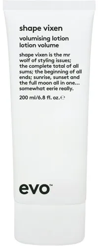 Evo Hair Volume Shape Vixen Volumising Lotion 200 ml - Stylinglotion für alle Haartypen, die feines Haar voluminös erscheinen lässt und langanhaltenden Halt bietet.