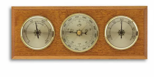 TFA Dostmann TFA 20.1001 Wetterstation aus Eiche von TFA Dostmann