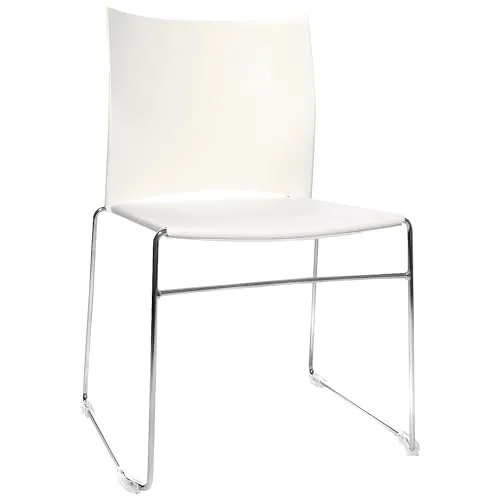 TOP STAR Topstar w-Chair Besucherstuhl mit anspruchsvolles Stahl Kid Rahmen Weiß