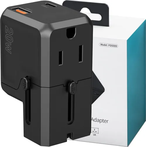 Produktbild Chotech PD20W C+A Travel Wall Charger (US/EU/UK/AU)