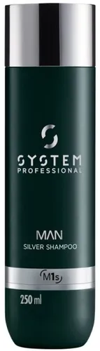 Wella System Professional EnergyCode Man M1S Silver Shampoo 250ml - Silber Shampoo für Männer, neutralisiert Gelbstich und sorgt für strahlendes, gesundes Haar.