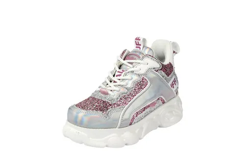 Buffalo CLD Chai Plateausneaker mit Glitter in weiß von Buffalo