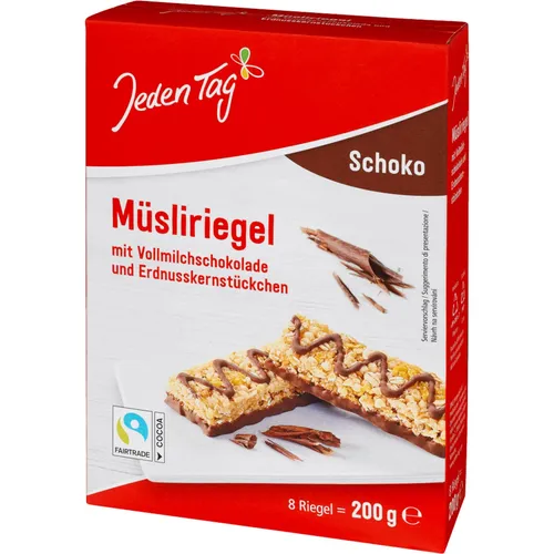 Jeden Tag Müsliriegel Schoko 200g