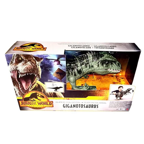 Jurassic World GWD68 - „Dominion: Ein neues Zeitalter“ Riesendino - Dinosaurier & prähistorische Kreaturen für Kinder, fast 1 m lang mit beweglichen Gelenken und Fressfunktion – das perfekte Geschenk für Dino-Fans ab 4 Jahren!