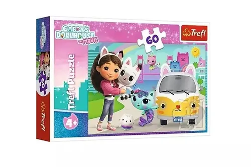 Puzzle 60 Gabby i kocie przygody TREFL Trefl 5900511174151