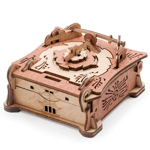 iDventure Samurai Puzzle Box - Faszinierendes mechanisches Geduldspiel mit 1.000 Möglichkeiten, um Rätsel zu lösen und die Kreativität zu fördern. Ideal für spannende Spielabende!