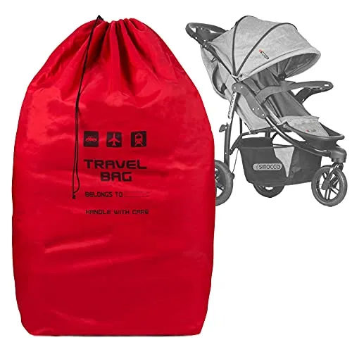 Rote Reisetasche für Kinderwagen