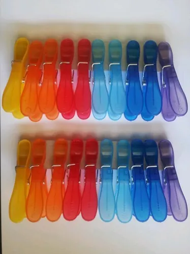 Wäscheklammern Weiß von holzfuerkinder