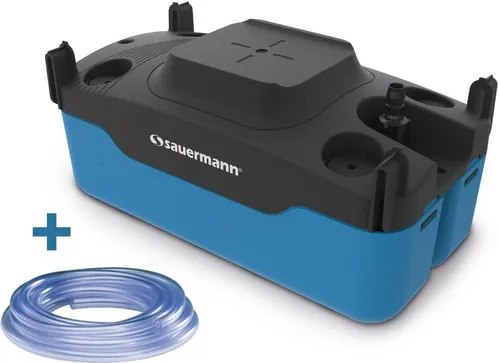 SAUERMANN Si-83 Pack 2 - Tank-Kondensatpumpe mit 5 m Druckschlauch - Effiziente IP44 Kondensatpumpe für Klimaanlagen, inklusive 5 m Druckschlauch, ideal für zuverlässige Entwässerung.