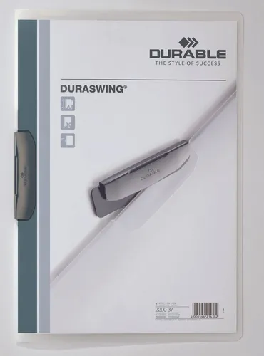 DURABLE Klemmhefter Duraswing DIN A4 graphit 229037