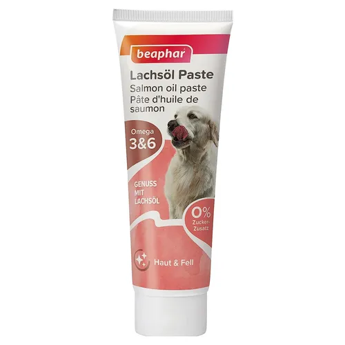 Beaphar Lachsöl Paste für Hunde 100 g, Hundesnack, UVP 5,99 EUR, NEU