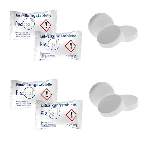 10x Entkalkungstabletten im Flowpack für TASSIMO Getränkeautomaten | Piebert® Qualität Made in Germany