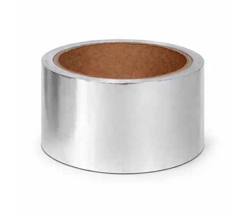 Subtiel Aluminium-Klebeband hitzebeständig 50 mm - Hitzebeständiges Aluminium-Klebeband für zuverlässige Abdichtung von Rohrverbindungen. Optimale Haftung für Warmluft- und Lüftungssysteme – bleibt effizient und spart Heizkosten. Breite 50 mm, Länge 10 m.