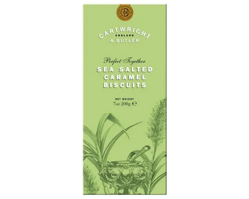 Cartwright & Butler Kekse Cartwright & Butler Salted Caramel Biscuits Kekse Salzkaramell 200 g, 200 g