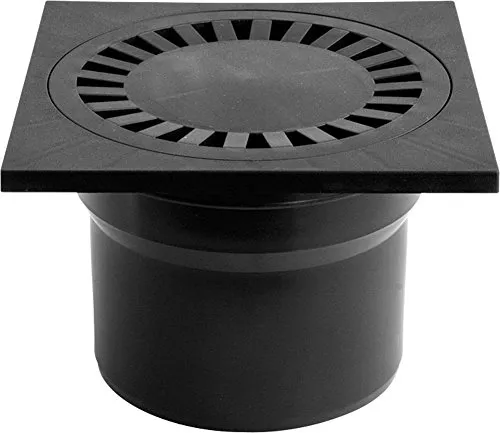 Bodenablauf - Duschablauf 150x150mm - DN 100 - Geruchsverschluß (DNS110P) #1