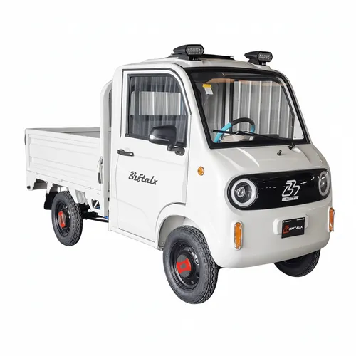 Elektro Lasten-Vierrad Pickup Mini LKW 40 km/h - Elektromobil für Erwachsene, mit Straßenzulassung und einer Reichweite von bis zu 80 km – ideal für den Einsatz im Freien.