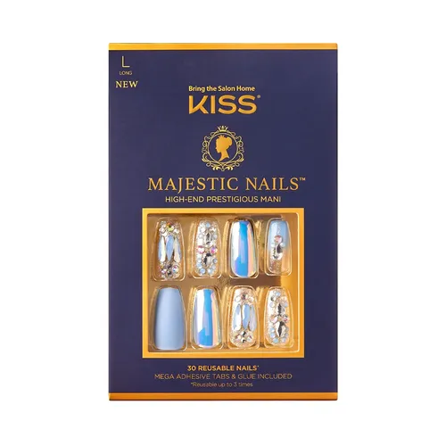 Falsche Nägel Set Majestic Nails My Jewel Kiss - 30 Stück Künstliche Nagelspitze