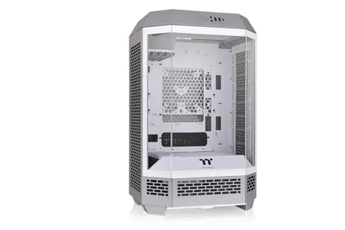 Thermaltake The Tower 300 - Micro Tower Gehäuse - Modernes Micro ATX PC-Gehäuse mit elegantem Seitenteil aus gehärtetem Glas und hervorragender Belüftung für optimale Kühlung.