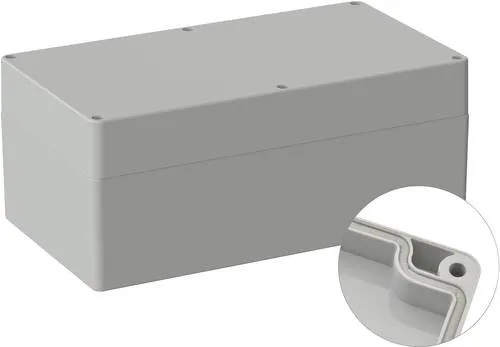 TRU COMPONENTS TC-9065584 Outdoor-Gehäuse - Witterungsbeständiges Polycarbonat-Gehäuse in Lichtgrau (RAL 7035), ideal für den sicheren Schutz Ihrer Elektronik im Außenbereich.