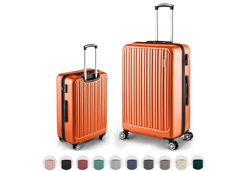 Easy Move ABS Hartschalenkoffer 74cm - Robuster Koffer aus 100% stoßfestem ABS mit 360° drehbaren Rollen und integriertem Zahlenschloss für optimale Sicherheit – ideal für Vielreisende!