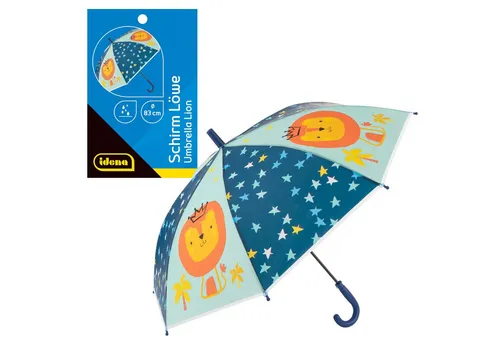 Idena Stockregenschirm Kinder Regenschirm / Ø83x66cm /