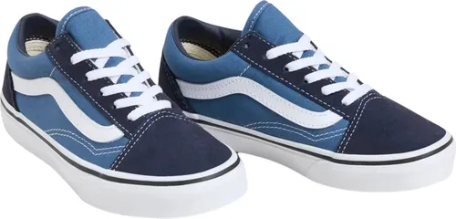 Vans Old Skool Sneakers Kinder - Sneaker für Kinder aus robustem Wildleder und Canvas, mit legendärem Vans-Seitenstreifen und langlebiger Gummilaufsohle – ideal für Skaten und den Alltag.