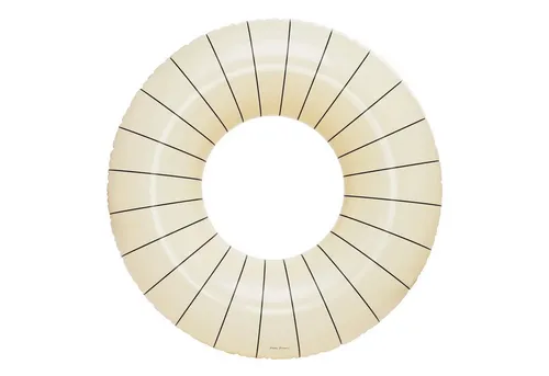 Petites Pommes Schwimmring Iris Ø120cm für Kinder und Erwachsene - Bunter Schwimmring mit Steifenmuster, ideal für Kinder und Erwachsene. Hergestellt aus BPA-freiem PVC, inklusive Transportbeutel und Reparaturflicken.