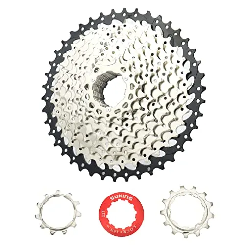 CYSKY 10-Fach Kassette 11-42T MTB Kassette 10 Speed Fit für Mountainbike, Rennrad, MTB, BMX