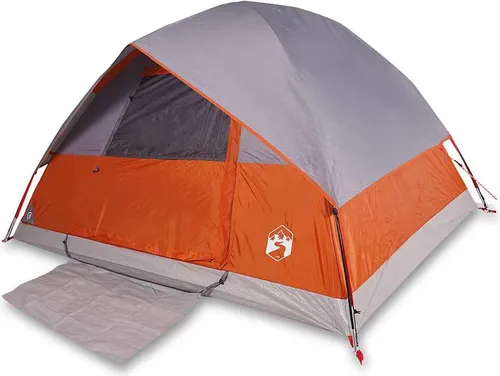 vidaXL Kuppel-Campingzelt 3 Personen Orange