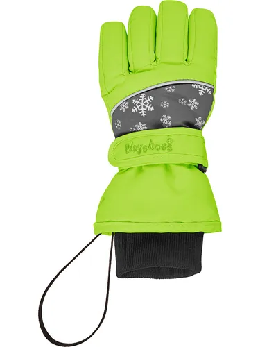 Playshoes Unisex Kinder Finger Winter-Handschuhe - Handschuhe & Fäustlinge für Mädchen, mit 3M Thinsulate Technik für warme Hände bei Kälte und praktischem Klettverschluss für einfachen Sitz.