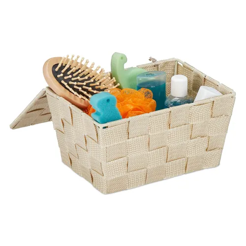 Aufbewahrungskorb Aufbewahrungsbox Bad Organizer Flechtkorb 1,8 l 190 g 3er Set
