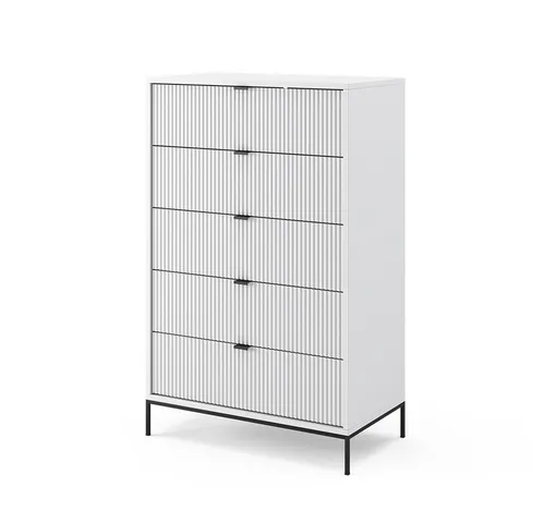 Vicco Kommode Eliza Weiß - 5 Schubladen für optimalen Stauraum - Moderne Kommode mit 5 Schubladen, ideal für Wohn- und Schlafzimmer. Bietet viel Stauraum und besticht durch ihr elegantes Design.