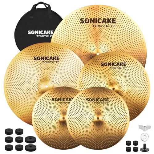 SONICAKE Cymbal Set mit geringer Lautstärke 14