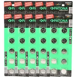 PATONA Premium 100x CR2032 Batterien (10x10er) Pack 3V Lithium