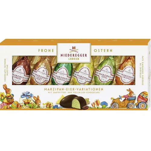 Niederegger Marzipan Eier Variationen 6 Osterei Pralinen 100g