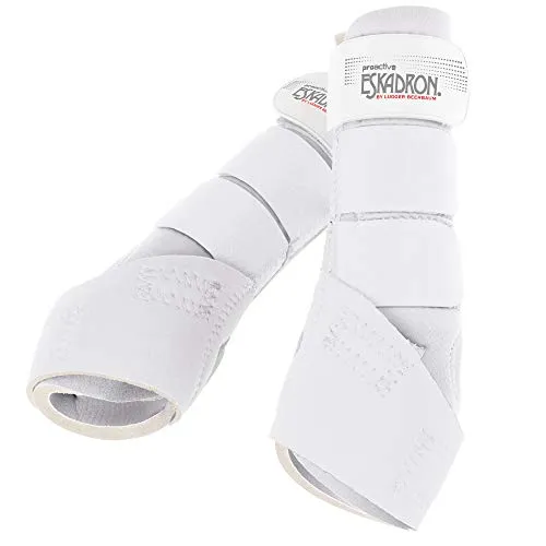 Eskadron Pro Active Gamaschen - Hinterbeine 2er Set, Größe:M, Farbe:White