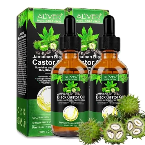 P-Beauty Rizinusöl Castor Öl | Kaltgepresst, Bio & Vegan | Perfekt für Haut, Haare, Bart, Wimpern, Nägel | Natürliche Pflege & Regeneration | 2x60ml