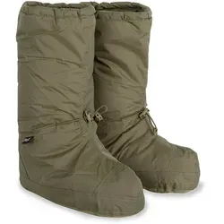 Fox Outdoor Biwakschuhe Polar, Winddicht (Oliv) - Wanderschuhe für optimalen Komfort im Schlafsack oder Zelt, komprimierbar und leicht mit hervorragender Isolation durch warmes Innenfutter.