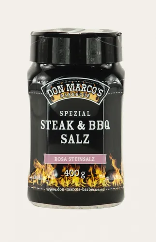 Don Marco´s Spezial Steak & BBQ Salz Rosa Steinsalz (PET Dose) 400g
